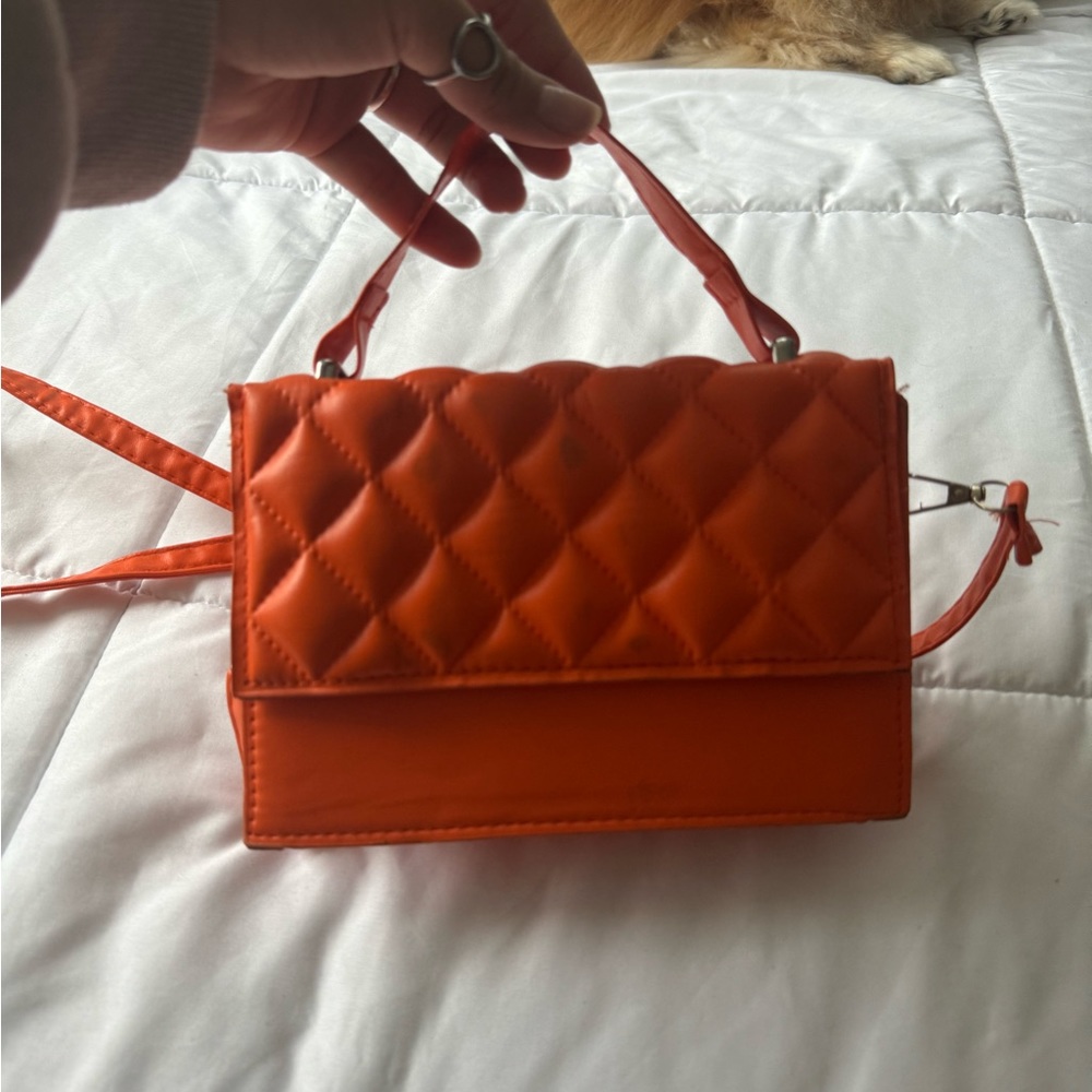 Small orange purse